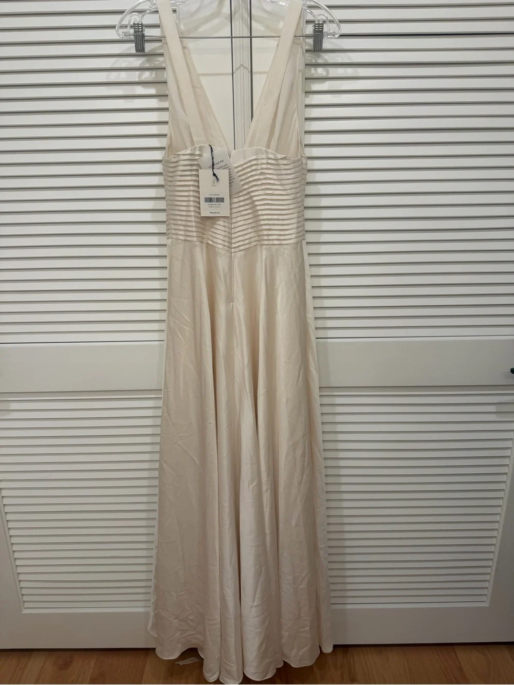 NWT Reformation Arianwen Satin Dress Fior Di Latte 4 Bridal Wedding Gown